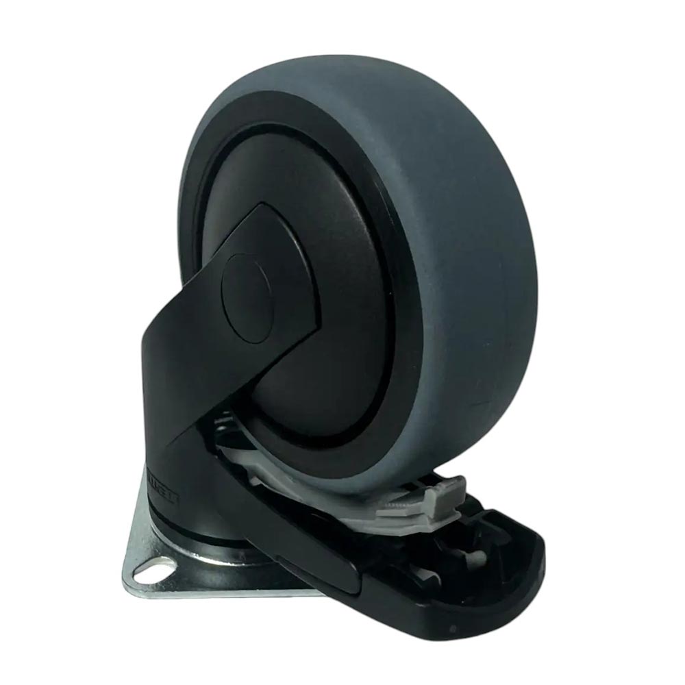 100mm hjul med bremse