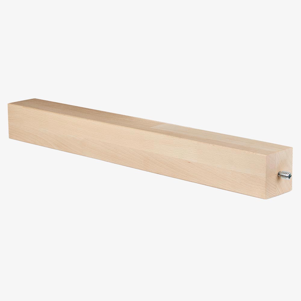 Bøg bordben 80x80mm