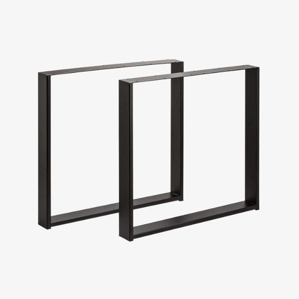 FRAME-bordben i stål 710x750mm, 2 stk.