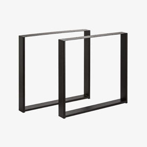 FRAME-bordben i stål 710x750mm, 2 stk.