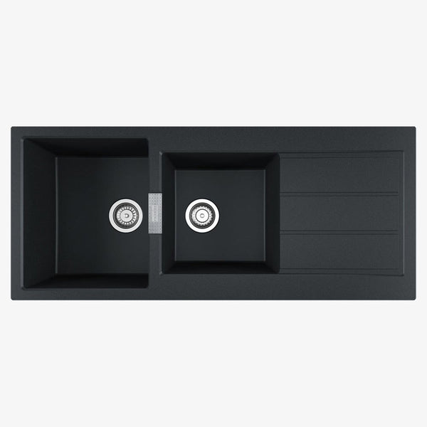 Franke vask carbon black S2D 621 Vendbar