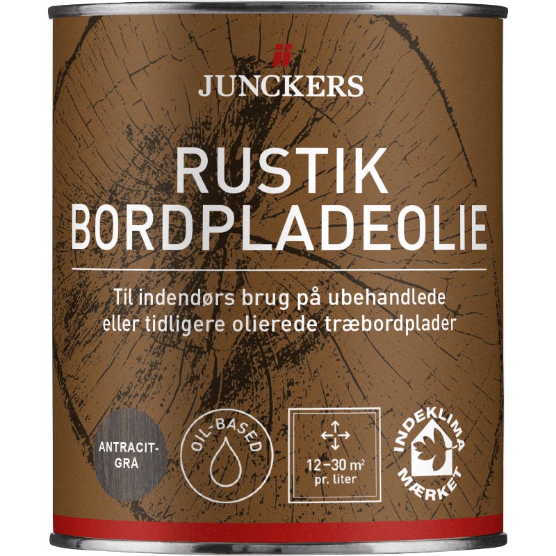 Junckers Rustik Bordpladeolie, Antracitgrå