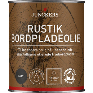 Junckers Rustik Bordpladeolie, Sort