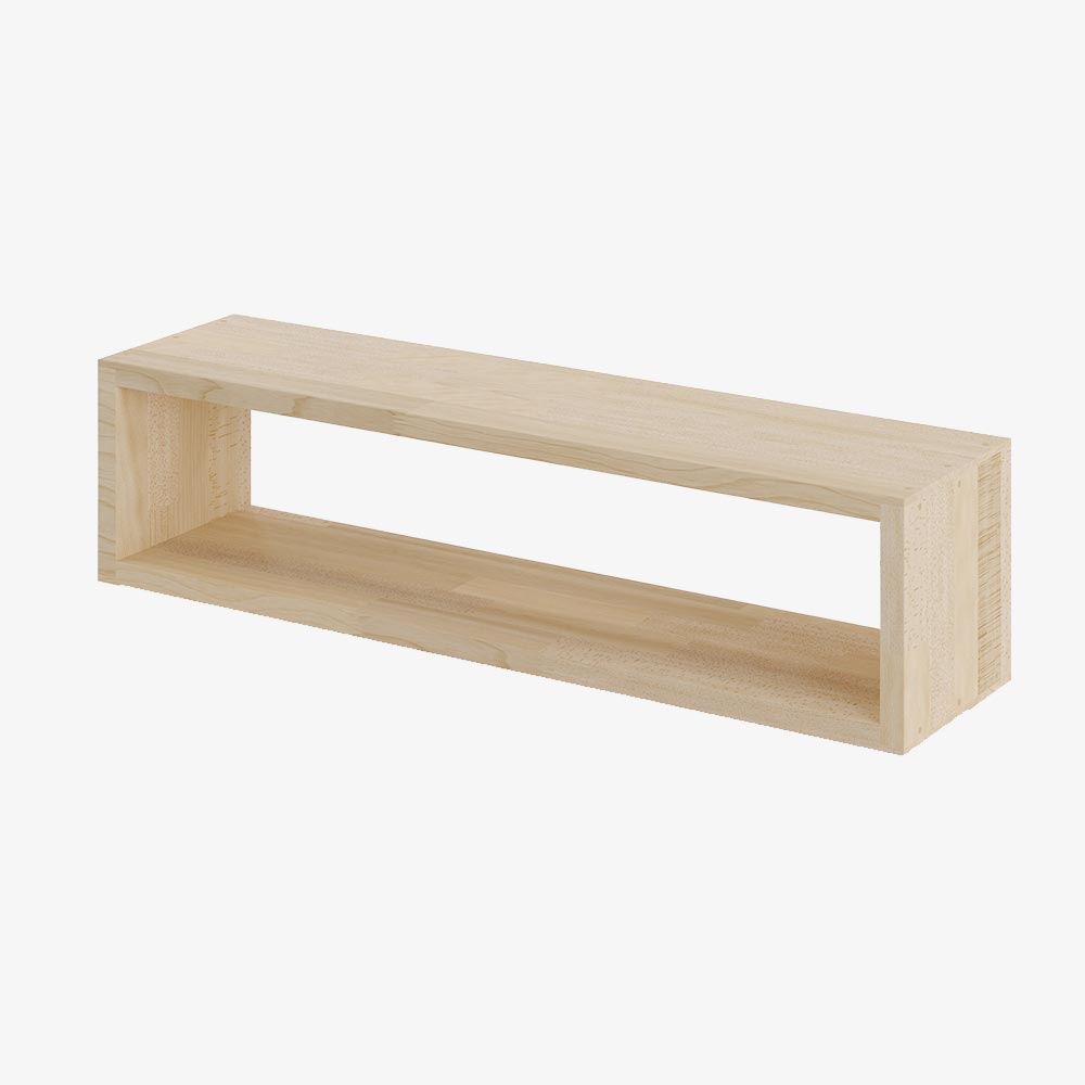 Reol i bøg, 1 rum, 177,5x710x177,5mm