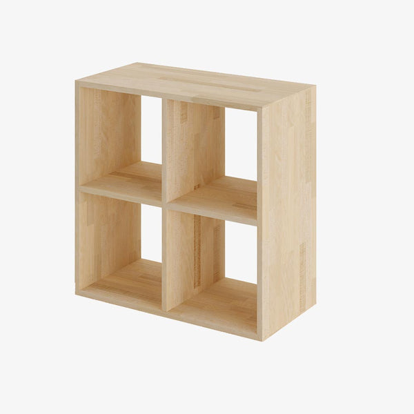 Reol i bøg, 4 rum, 710x710x355mm