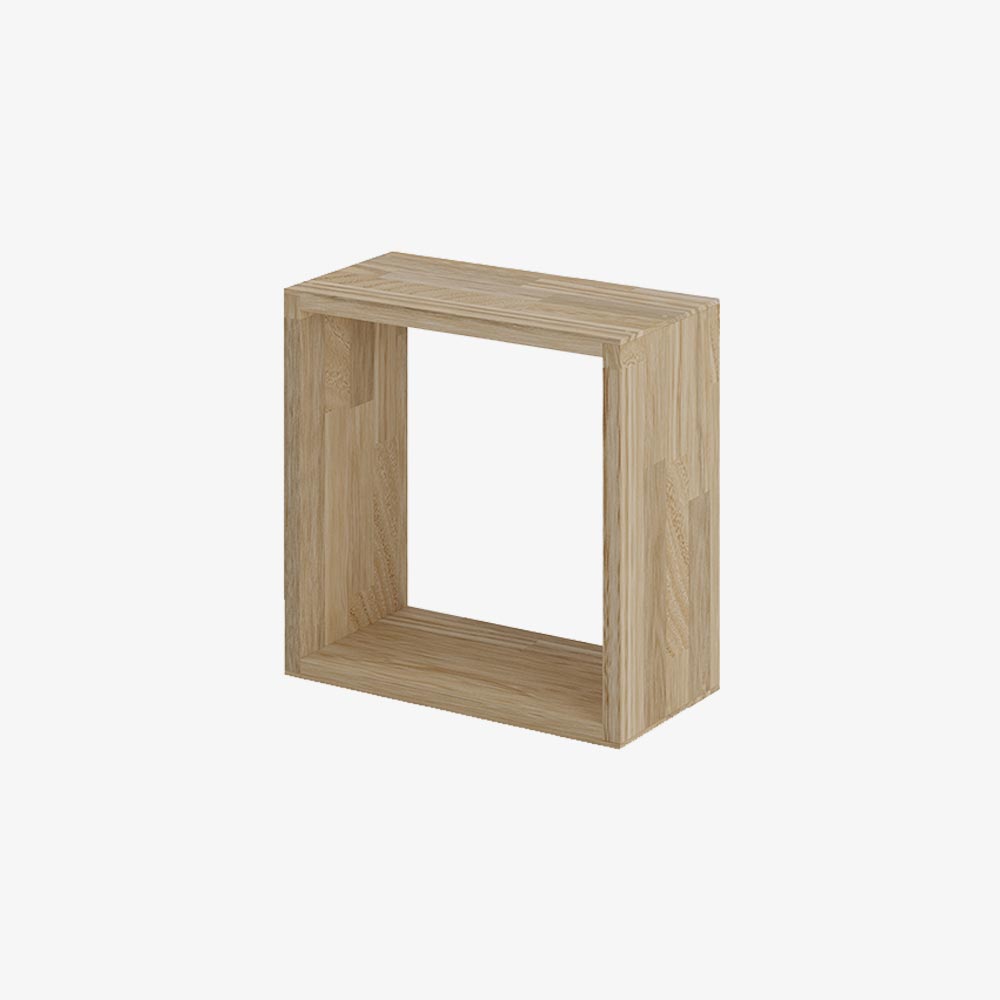 Reol i eg, 1 rum, 355x355x177,5mm