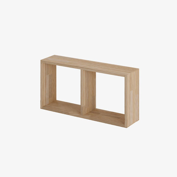 Reol i eg, 2 rum, 355x710x177,5mm