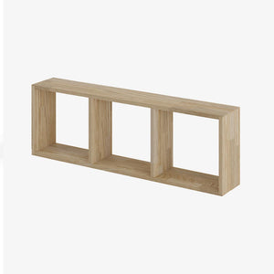 Reol i eg, 3 rum, 355x1065x177,5mm