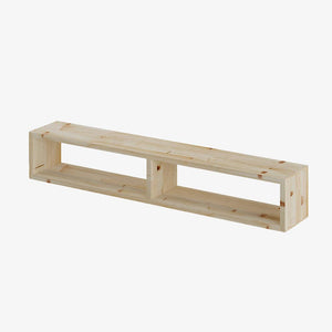 Reol i fyr, 2 rum, 177,5x1065x177,5mm