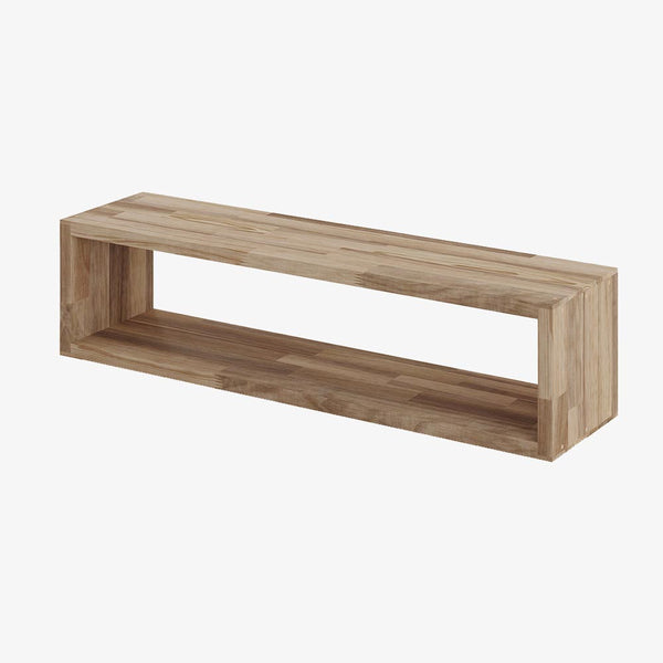 Reol i valnød, 1 rum, 177,5x710x177,5mm