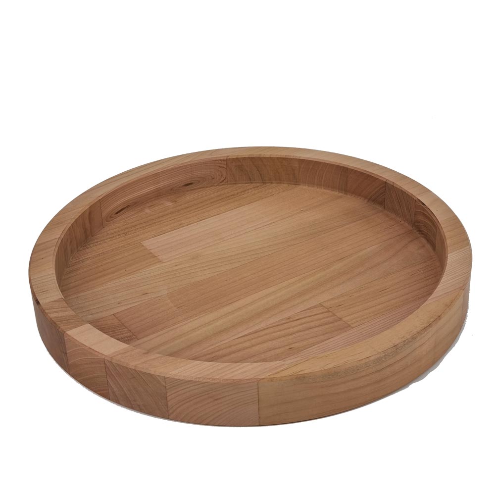 Rund bakke i 40mm KIRSEBÆR, Ø350mm