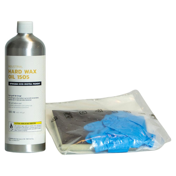 0,5 l Hardwax 1505, Hvid olie