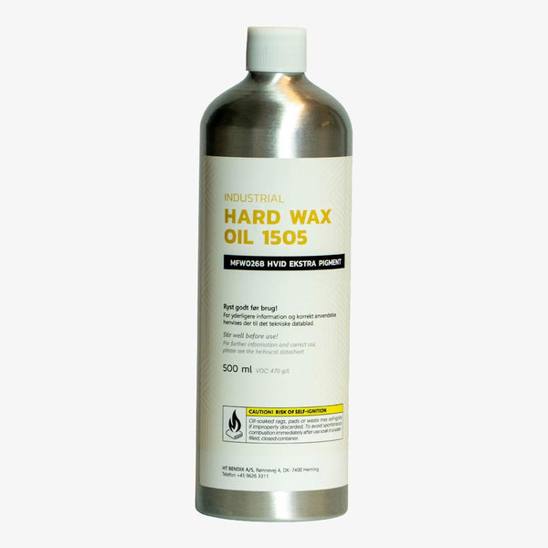 0,5 l Hardwax 1505, Hvid olie