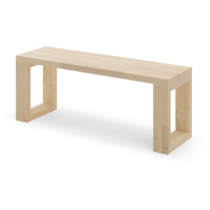 FRAMES-bænk i bøg billede til print