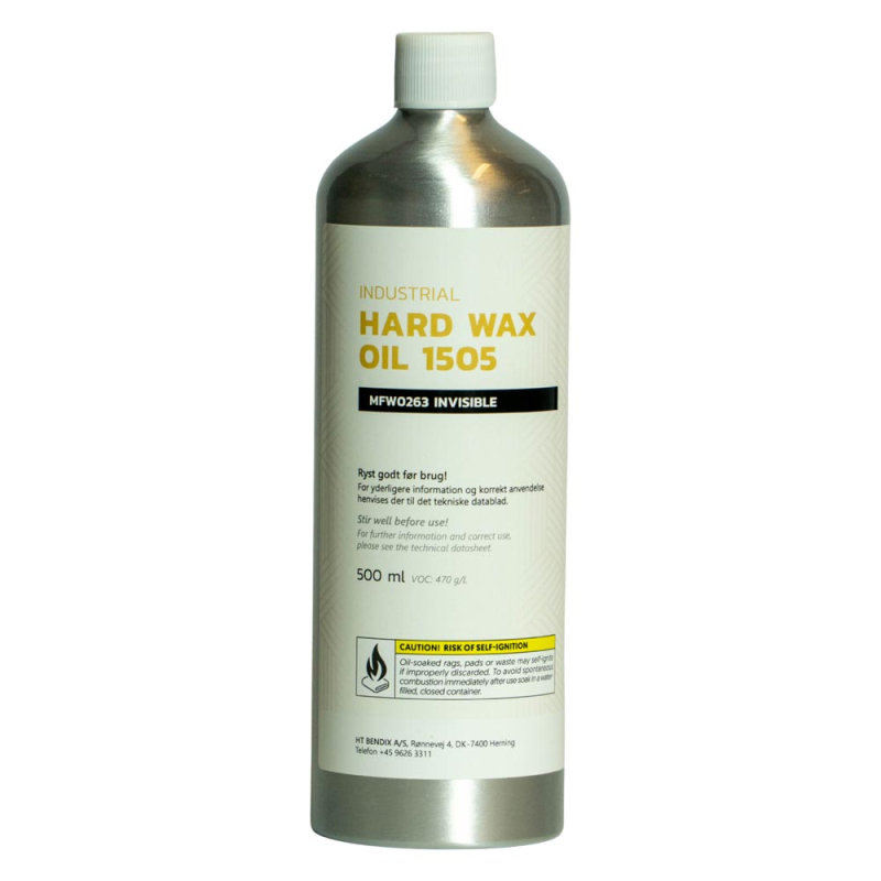 0,5 l Hardwax 1505, Invisible olie billede til print