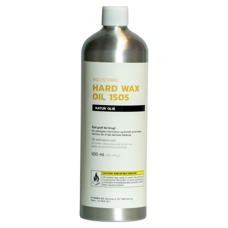 0,5 l Hardwax 1505, Natur olie billede til print